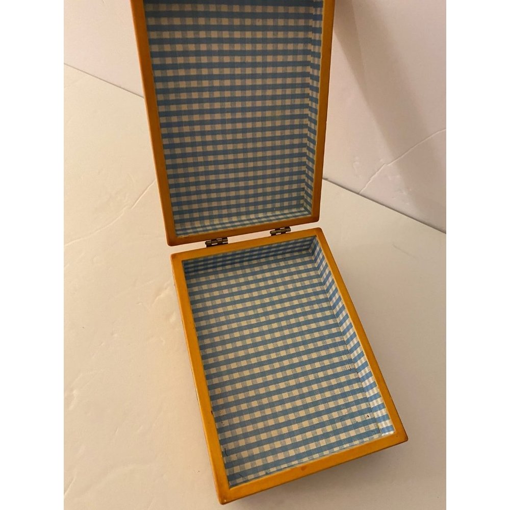 Holly Hobbie Vintage Handcrafted Wooden Jewelry box. - Picture 3 of 12